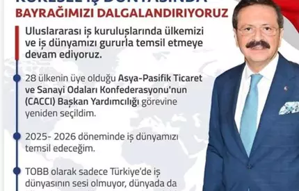 Küresel İş Dünyasında Başkan Yardımcısı Görevine Yeniden Seçililerek Güven Tazeledi