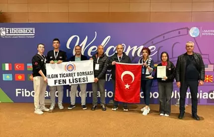 Uluslararası Fibonacci Robot Olimpiyatlarında Ilgın Ticaret Borsası Fen Lisesi 1. Oldu.