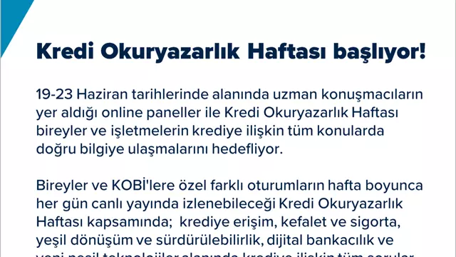 Kredi Okuryazarlık Haftası-1