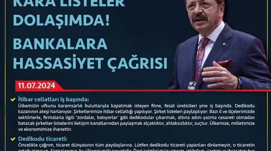 Kara Listeler Dolaşımda !