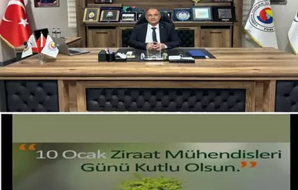 ZİRAAT MÜHENDİSLERİ GÜNÜ KUTLU OLSUN