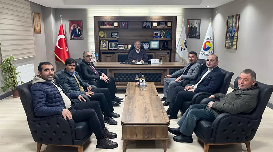 YÖNETİM KURULU BAŞKANIMIZ SAYIN HACI AHMET KOÇ BEYİ ZİYARET