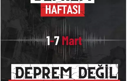 1-7 MART DEPREM HAFTASI
