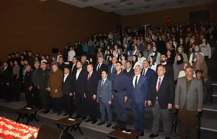 İSTİKLAL MARŞININ KABULU ŞAİR MEHMET AKİF ERSOY ANMA PROGRAMI