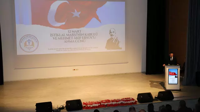 İSTİKLAL MARŞININ KABULU ŞAİR MEHMET AKİF ERSOY ANMA PROGRAMI 01