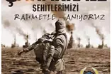 18 MART ÇANAKKALE ŞEHİTLERİMİZİ RAHMETLE ANIYORUZ