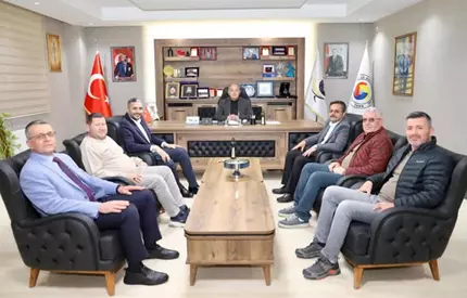ILGIN TİCARET BORSASI YÖNETİM KURULU BAŞKANIMIZI ILGIN BELEDİYE BAŞKANAI ZİYARET