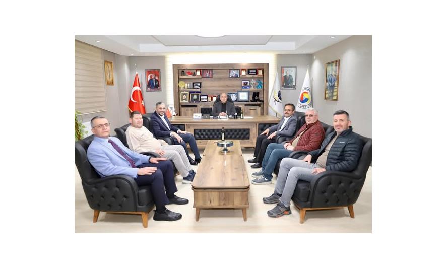 ILGIN TİCARET BORSASI YÖNETİM KURULU BAŞKANIMIZI ILGIN BELEDİYE BAŞKANAI ZİYARET