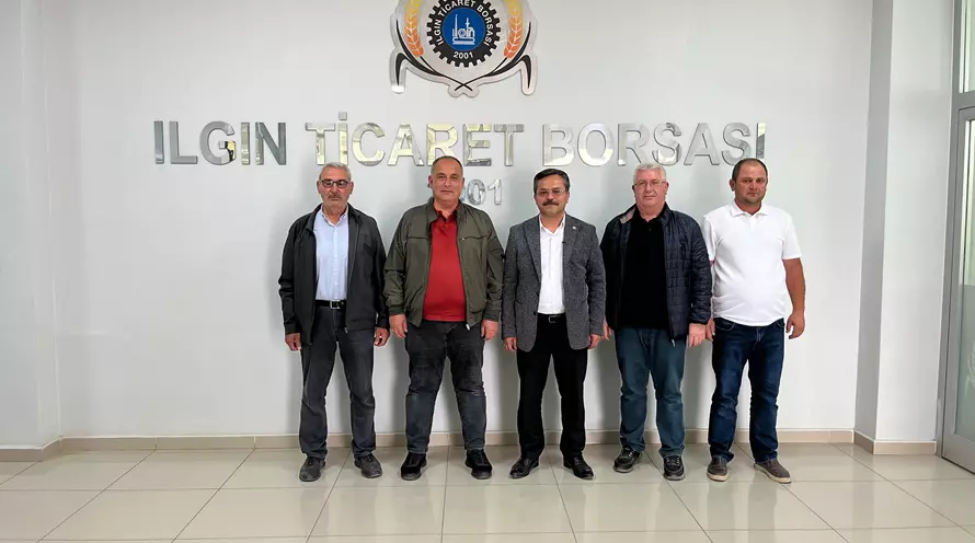 AK PARTİ ILGIN İLÇE BAŞKANI ÖMER EMRE BORSAMIZI ZİYARET